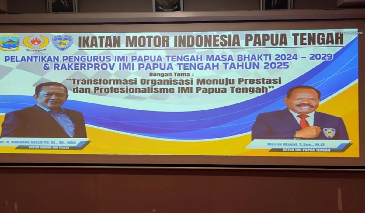 Mesak-Magai-Resmi-Dilantik-Sebagai-Ketua-Pengurus-IMI-Papua-Tengah