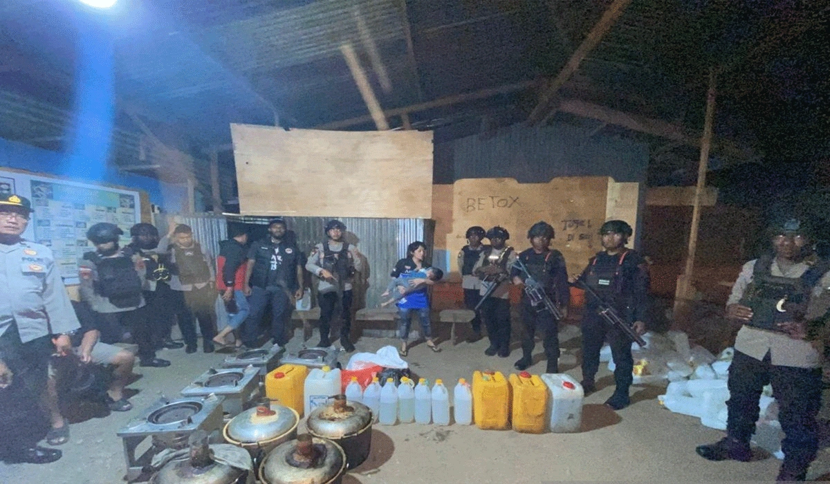 Polres Jayawijaya Cegah Peredaran Minuman Beralkohol