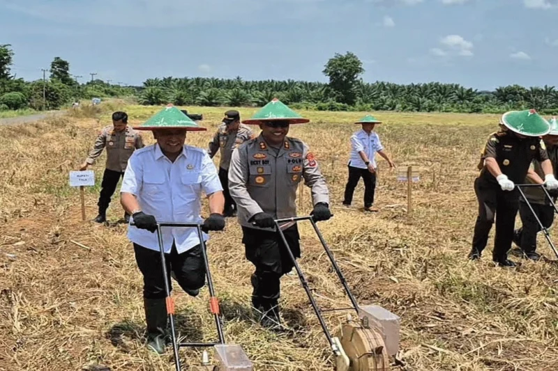Polres Jayawijaya Dorong Suksesnya Program Swasembada Pangan Nasional