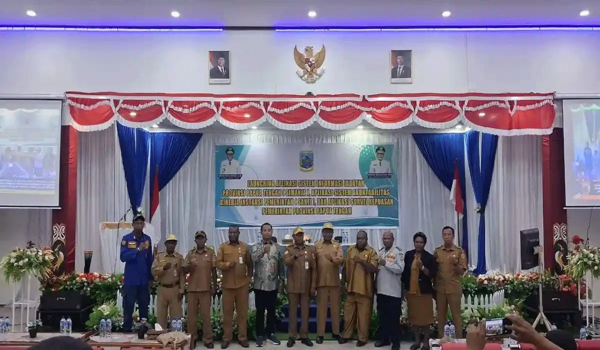 Papua Tengah Luncurkan Tiga Aplikasi Digital Untuk Layanan Publik Modern